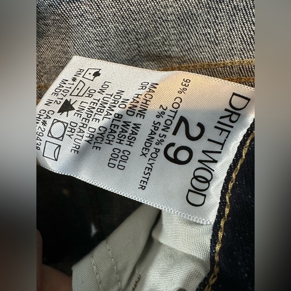 Driftwood Jackie High Rise Skinny Jeans in Dark Wash - Picture 12 of 12